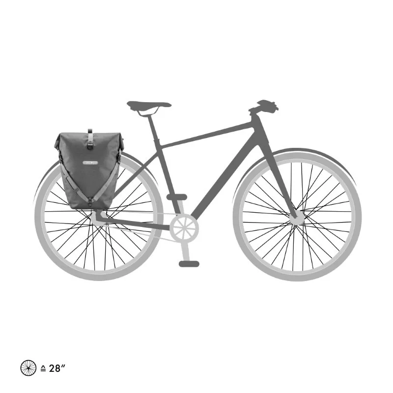 Ortlieb Back-Roller Urban Pannier QL2.1 - Pepper Grey-1